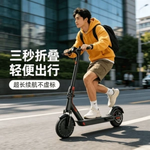 Electric scooter, foldable electric bike, easy-to-use two-wheeled vehicle, lightweight and portable, suitable for commuting to work