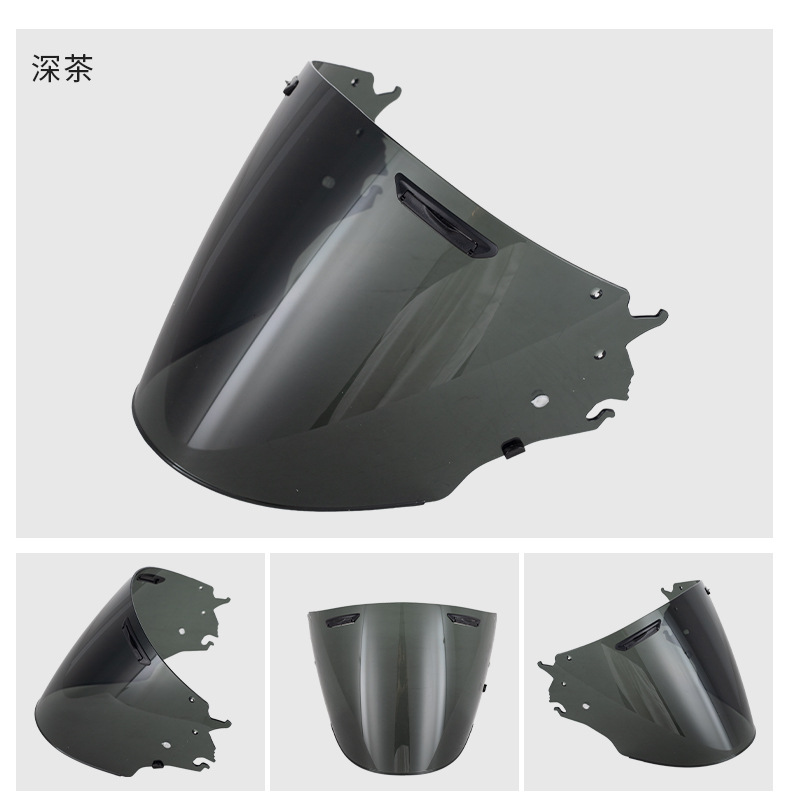 Helmet Vz-Ram Lens Compatible with Motorcycle Three-Quarter Helmets Vas-Z, Sz-R Vas Riding Accessories