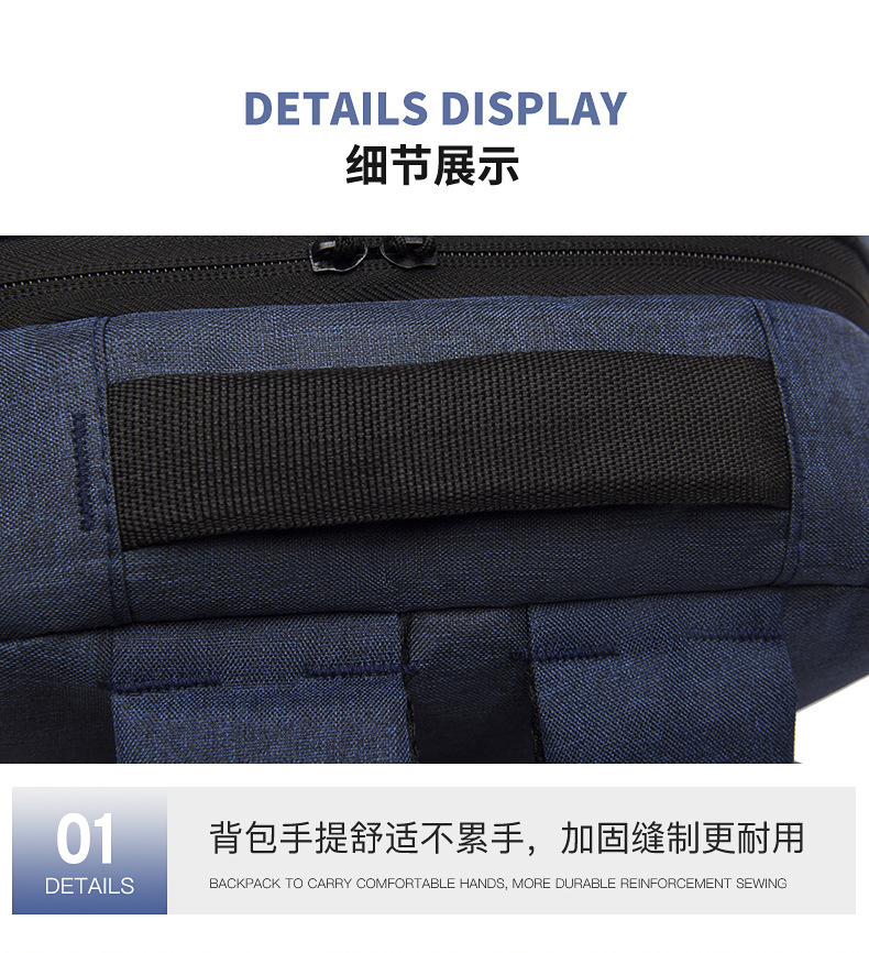 New minimalist business computer backpack, casual and lightweight solid-color backpack, large-capacity personalized schoolbag, one-piece consignment undefined