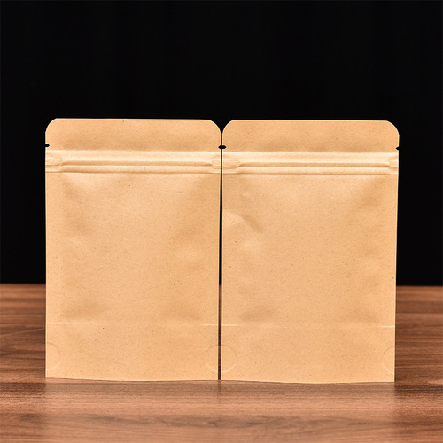 Tea sample bag sealable bag small self-sealing bag food small bag for dividing and tasting high-end paper tea sample bag moisture-proof
