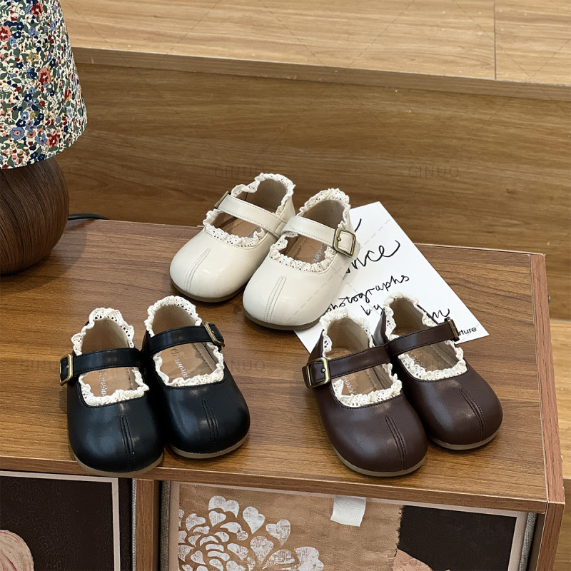 {サイズ 16-25} 女の子の小さな革靴春と秋の新しい子供靴プリンセスシューズ女の子のシングルシューズソフトソール幼児靴|undefined