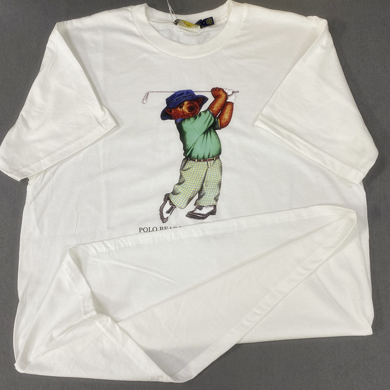 New Popular Lotte Polo Short-Sleeved Hooded Golf Bear T-Shirt Thin t Breathable T-Shirt Casual Couple T-Shirt New Popular Lotte Polo Short-Sleeved Hooded Golf Bear T-Shirt Thin t Breathable T-Shirt Casual Couple T-Shirt