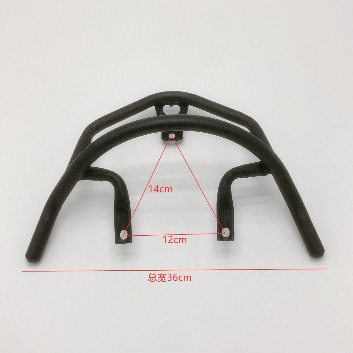 Electric Vehicle Long Model Turtle Queen Armrest Second and Third Generation Turtle Rear Handle Rear Tail Wing Decoration Modified Rear Rack