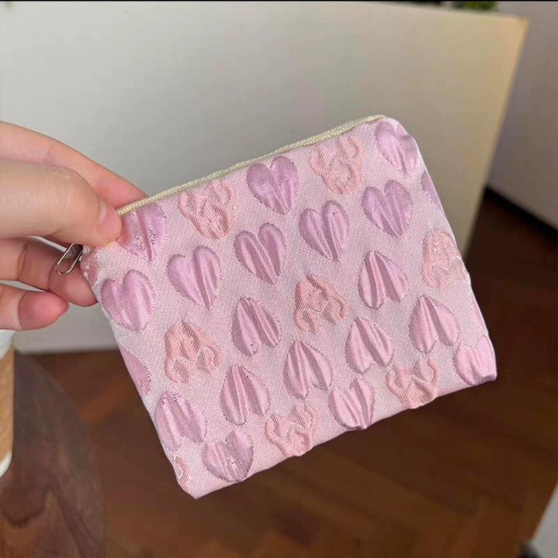 Маленький косметичка, 12×10 см, тканевая косметичка на молнии для помады и монет