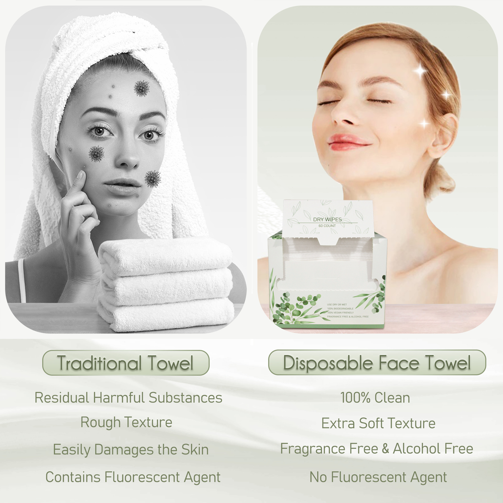 Disposable Facial Cleansing Towel