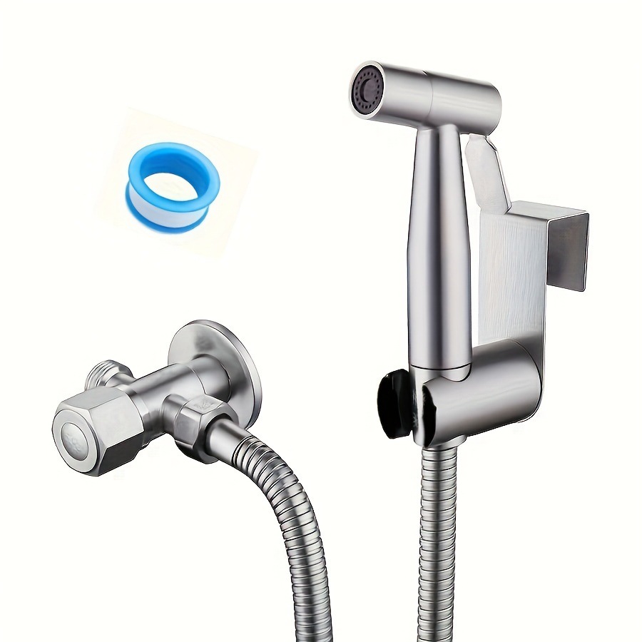 Juego de Pulverizador para Inodoro de Acero Inoxidable con Presión para Baño