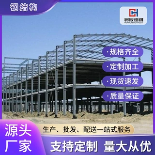 广东钢结构加工办公厂房工程钢结构大跨度建筑承接钢结构厂房定制