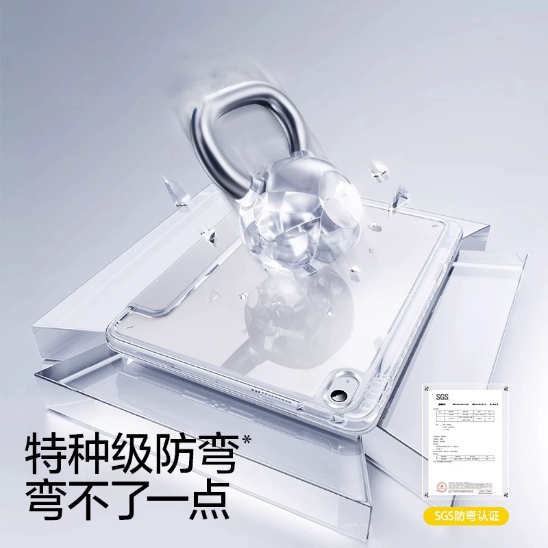 Защитный чехол для iPad, совместим с 11-дюймовым (2024/2025 Pro, Air) и Mini 8.3/10.2, магнитная складная подставка, слот для стилуса
