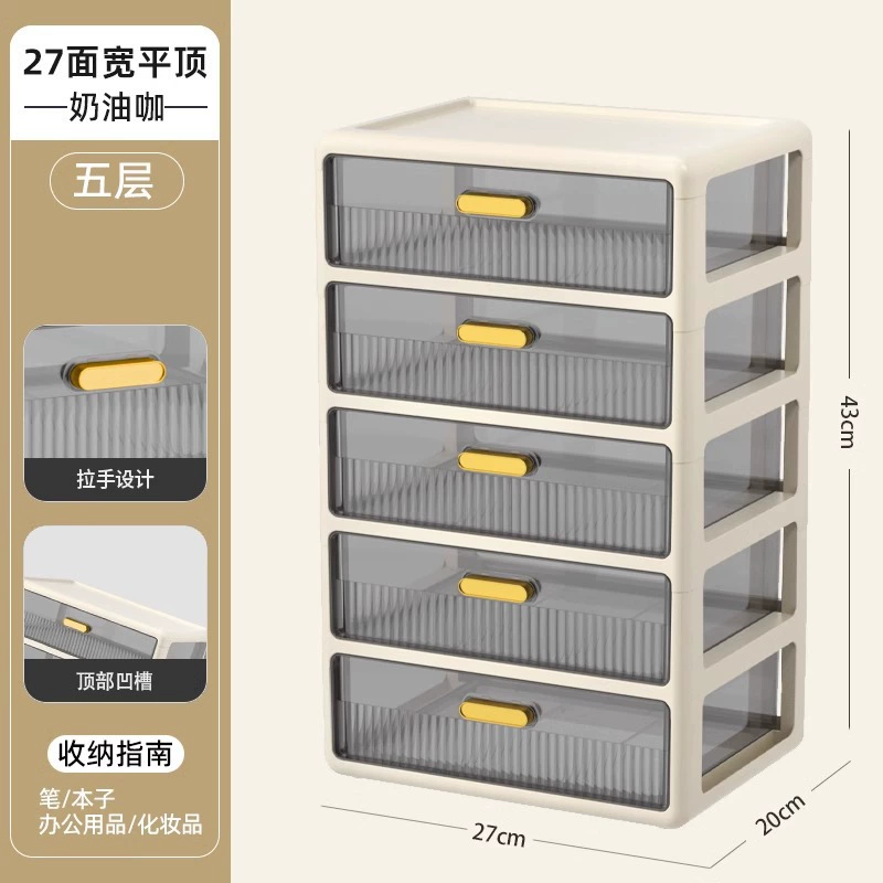 Cosmetic table storage box, lipstick, capacious transparent plastic face mask
