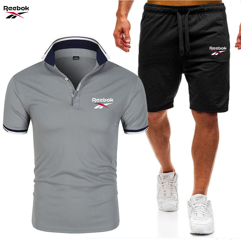 Cross-border Foreign Trade Summer Men's Short-sleeved Shorts suit Casual Sports POLO Shirt Pants Trend suit Cross-border Foreign Trade Summer Men's Short-sleeved Shorts suit Casual Sports POLO Shirt Pants Trend suit