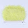 Winker manufacturer direct supply 6-8cm ostrich hair edge short feather border accessories handmade DIY feather material