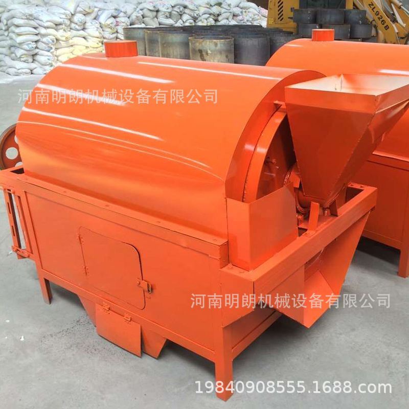 不锈钢多功能油坊炒籽机 五谷杂粮炒锅 电加热型花生滚筒烘干机