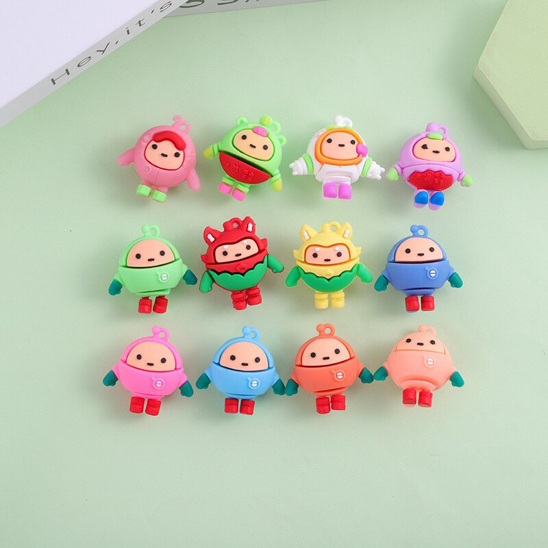 Egg Party Blind Box Doll Keychain Accessories Pupil Poke Le Lottery Toy Stall Gift Wholesale