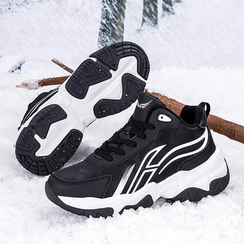 Stylish Fall New Men's Casual Sports Shoes Large Size Blue Thick Sole Stylish Breathable Father Shoes Trendy Shoes