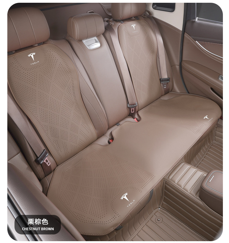 Cross-Border Suitable for Tesla Model 3 Model Y Car Seat Cushion All Year Round Summer Breathable Seat Cover Export