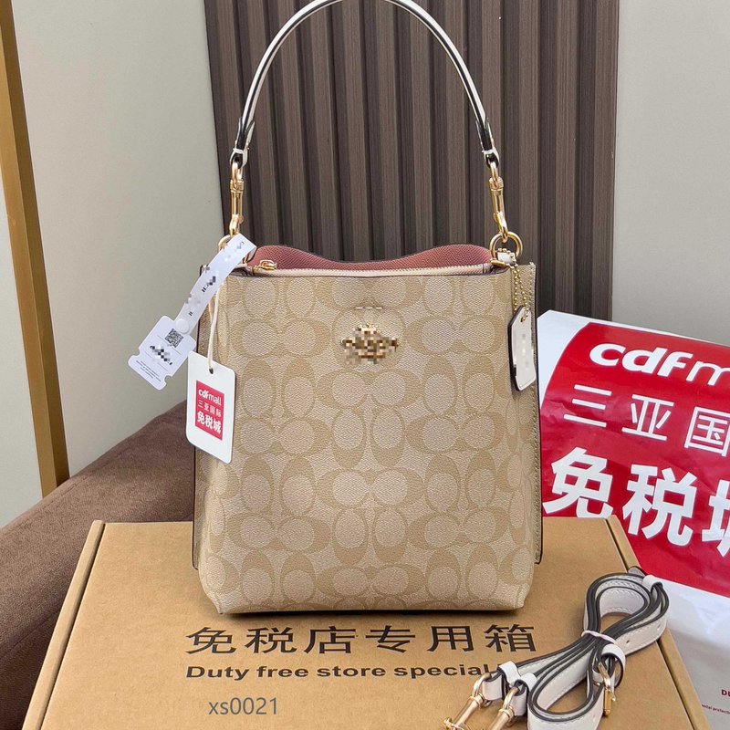 寇家新款女包包mollie水桶包时尚单肩斜挎包简约大气手提包百搭单|undefined