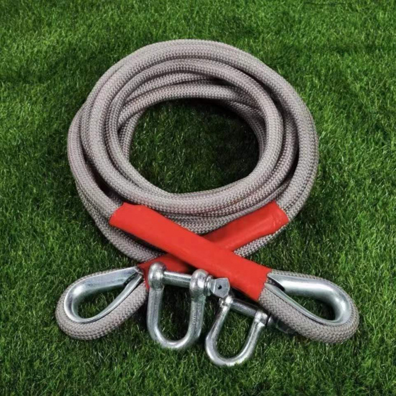 Cuerdas de remolque de automóviles cuerdas de remolque de carretera cuerdas de remolque de rescate anti-impacto cuerdas de tracción gruesas cuerdas de remolque durables