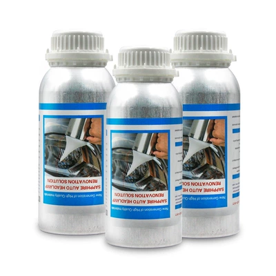 Headlight Refurbishment and Polishing, Auto glass repair liquid