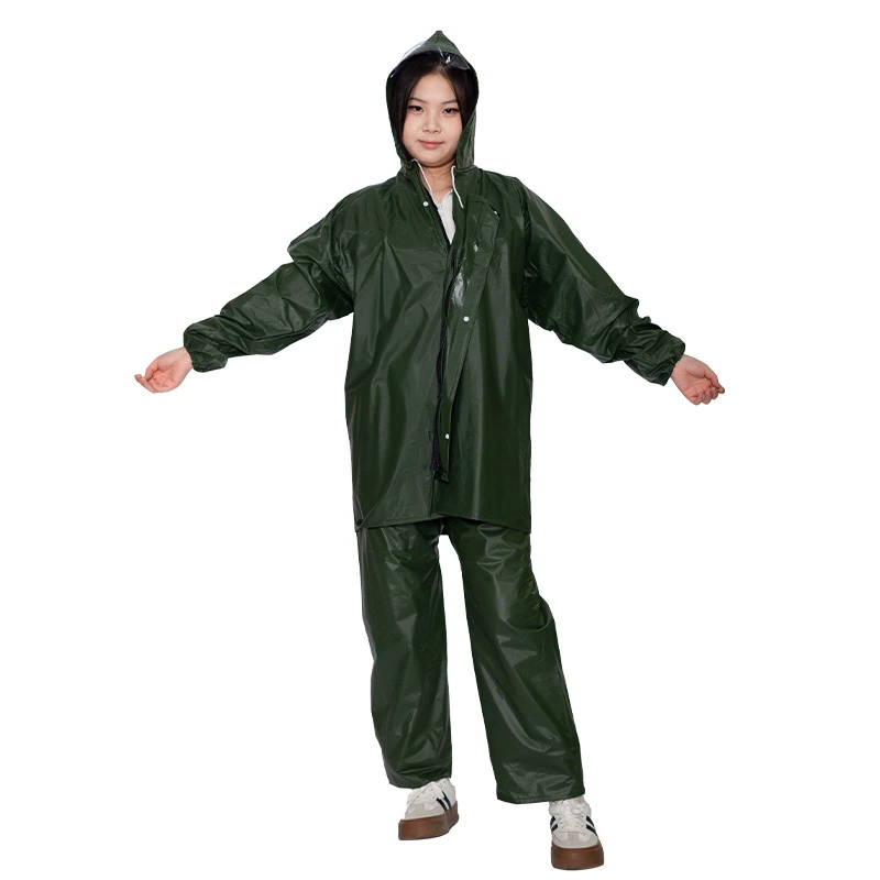 Takeaway Oxford Rain Coat Rain Pants Set Split Rain Coat Construction Site Sanitation Motorcycle Riding Rain Coat Rain Coat