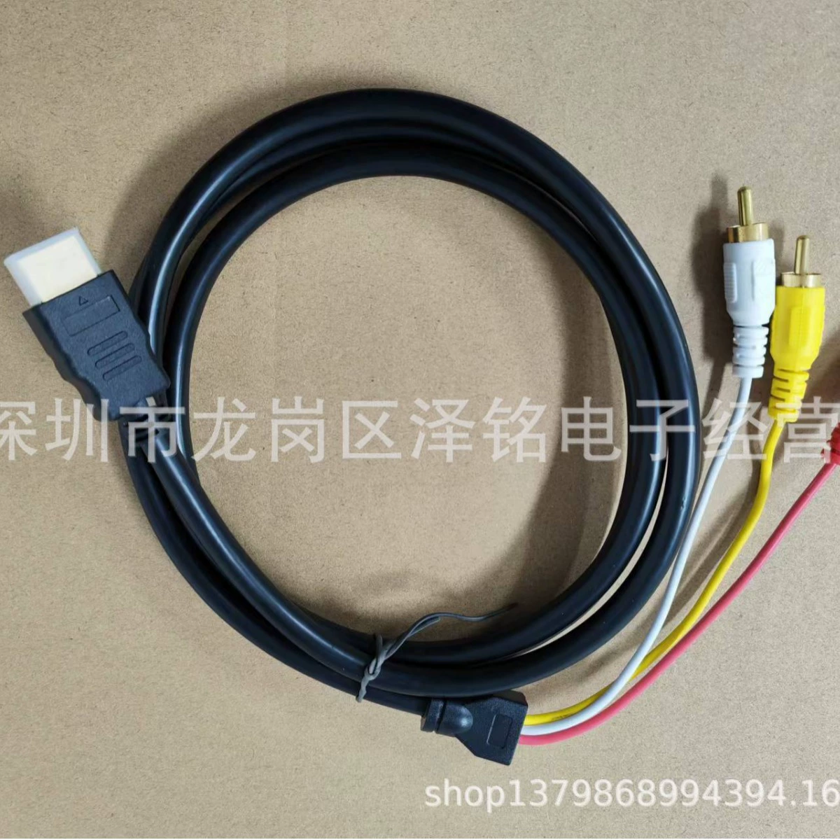 Кабель HDMI к 3RCA 1,5 м с тройной цветной линией HDMI в AV кабель HDMI к соединению 3RCA