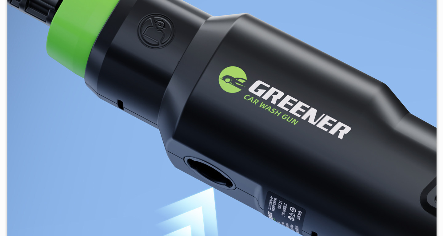 Green Forest Car Wash High-Pressure Water Gun, Household Cleaning Machine, Wireless High-Power Water Pump, Powerful Pressure-Boosting Home Floor Cleaning Tool