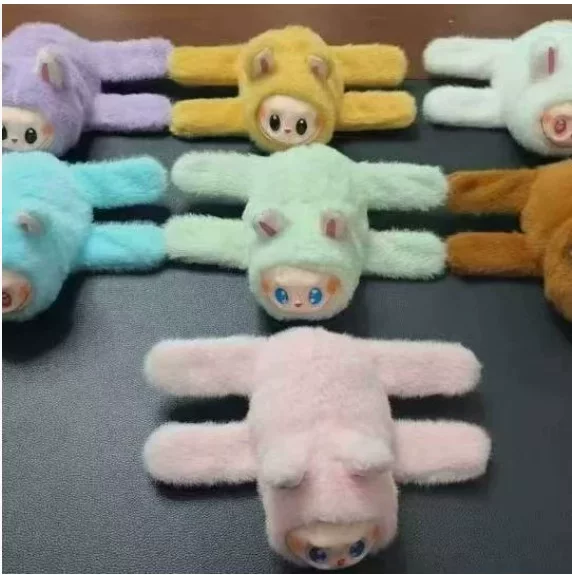 Keychain plastic, plush pendant, doll, bag decoration, second generation, for beloved