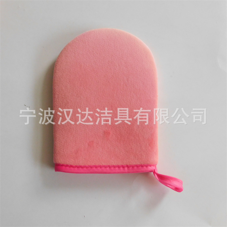 Guantes sin dedos rosa con correa