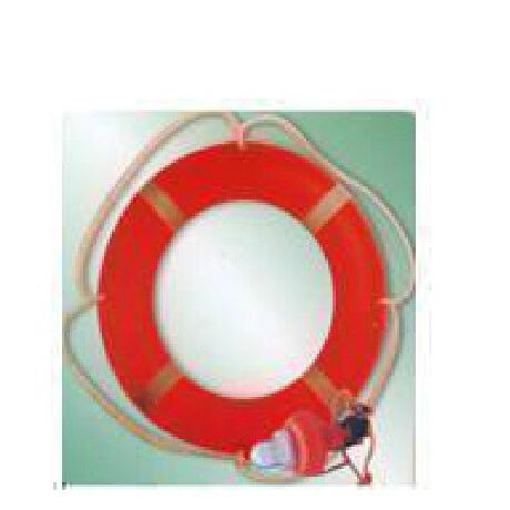 厂家发货船用带灯2.5KG橡塑救生圈 便携式救生圈自亮浮灯CCS船检
