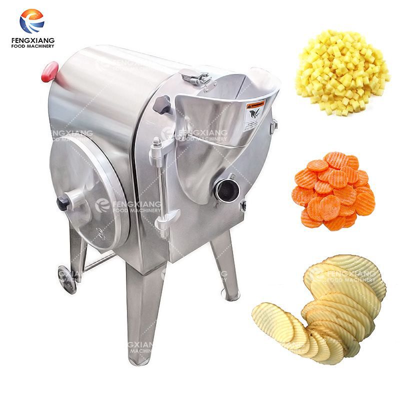 厂家直销 土豆切片机 商用果蔬切菜机球根茎类红薯片切丝切丁机器