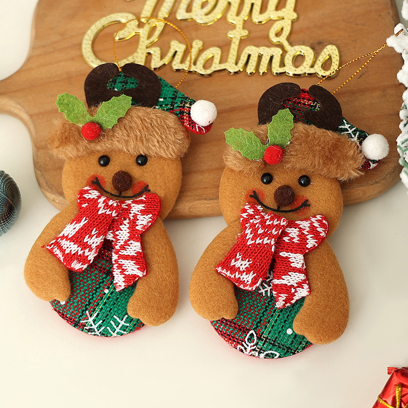 新型越境クリスマス装飾老人ペンダントクリスマスツリー装飾ペンダント雰囲気小ペンダントダンス老人|undefined