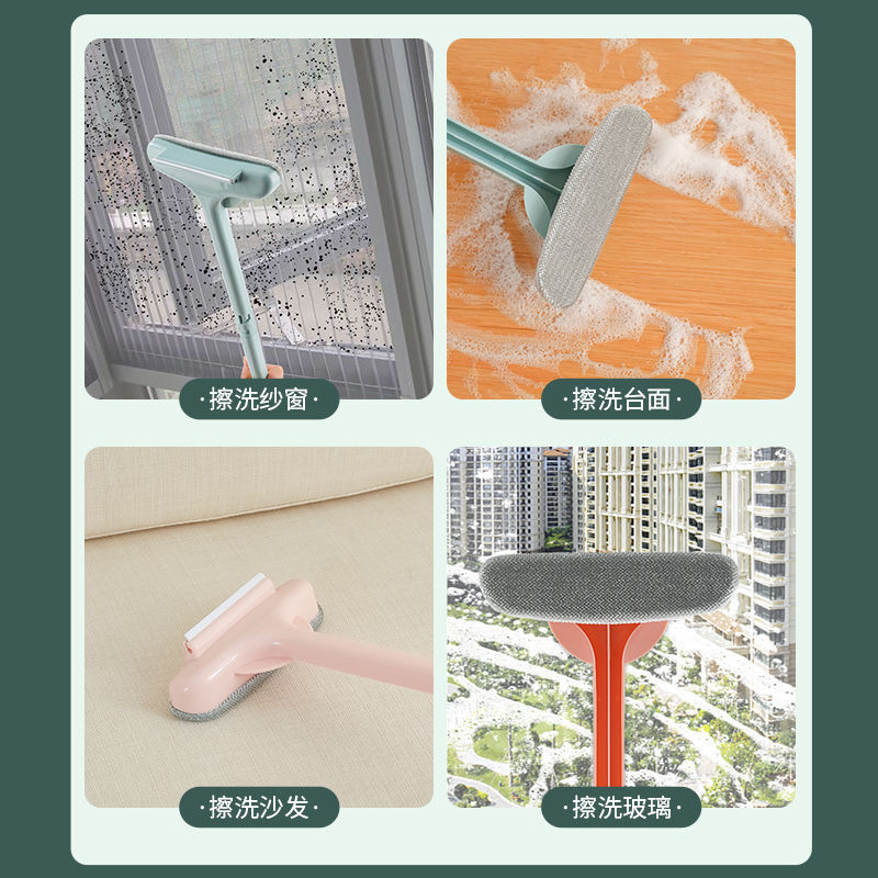 纱窗刷二合一刮两用玻璃清洗神器免拆洗干湿清洁刷家用代发跨境|ru