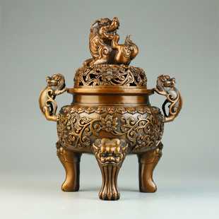 Aromatherapy Burner Pure Copper Incense Burner Ancient Style Brass Incense Burner Incense Coil Burner Tower Incense Burner