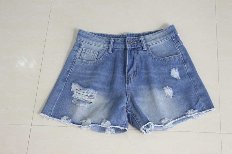 summer washed straight denim shorts nihaostyles wholesale clothing NSJRM82104