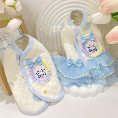 秋冬奶服狗衣服超小體馬爾濟斯比熊約克夏寶寶棉扣扣保暖家居裙子