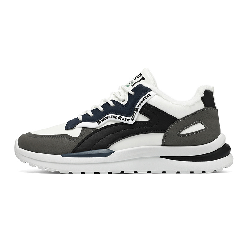 Zapatos de algodón para hombres invierno 2024 nuevos zapatos de hombre con calzado de tercife y calentamiento de zapatos deportivos de moda para hombres Gump zapatos casuales image 6
