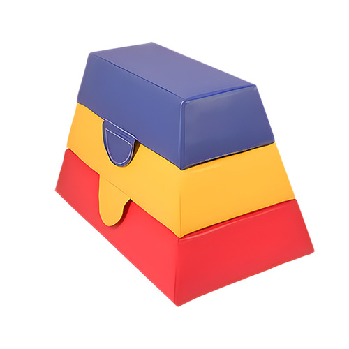 Children's physical fitness soft pommel horse jump box kindergarten preschool early education center sensory training equipment goat jump horse jump box