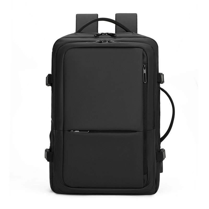 Backpack, universal laptop, capacious travel bag, for import, business version