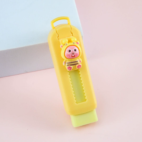 Yellow Bee Little Beaver [Push-Pull Rubber]