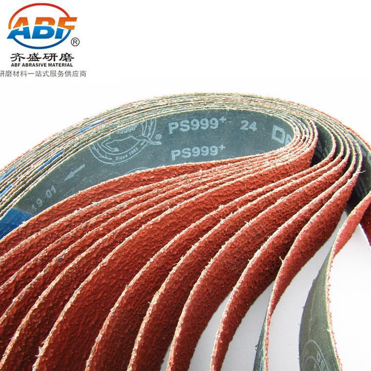 厂家现货韩国鹿牌陶瓷砂带PS999+ 红色涂层硬金属打磨硬布砂布带