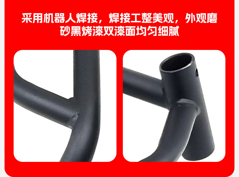 Suitable for Kawasaki 400 Bumper Ninja500 Spring Head Competitive Front Guard Bar Anti-Fall Anti-Collision Guard Bar Modification