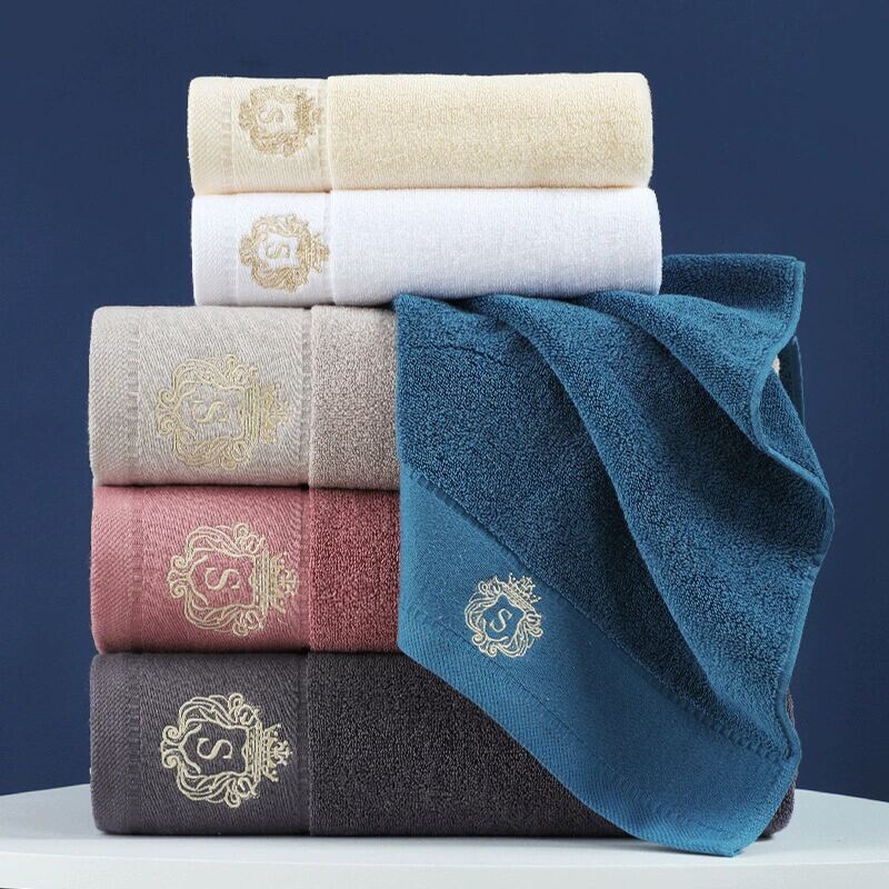 Xinjiang Long-Staple Cotton Towel Face Wash Towel Absorbs Water and Does Not Shed Hair Antibacterial Household Souvenir Cotton White Towel