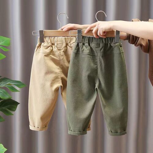 Boys' pants, spring and autumn casual trousers,  autumn new style, small and medium-sized children's sports pants, Internet celebrity baby style trendy