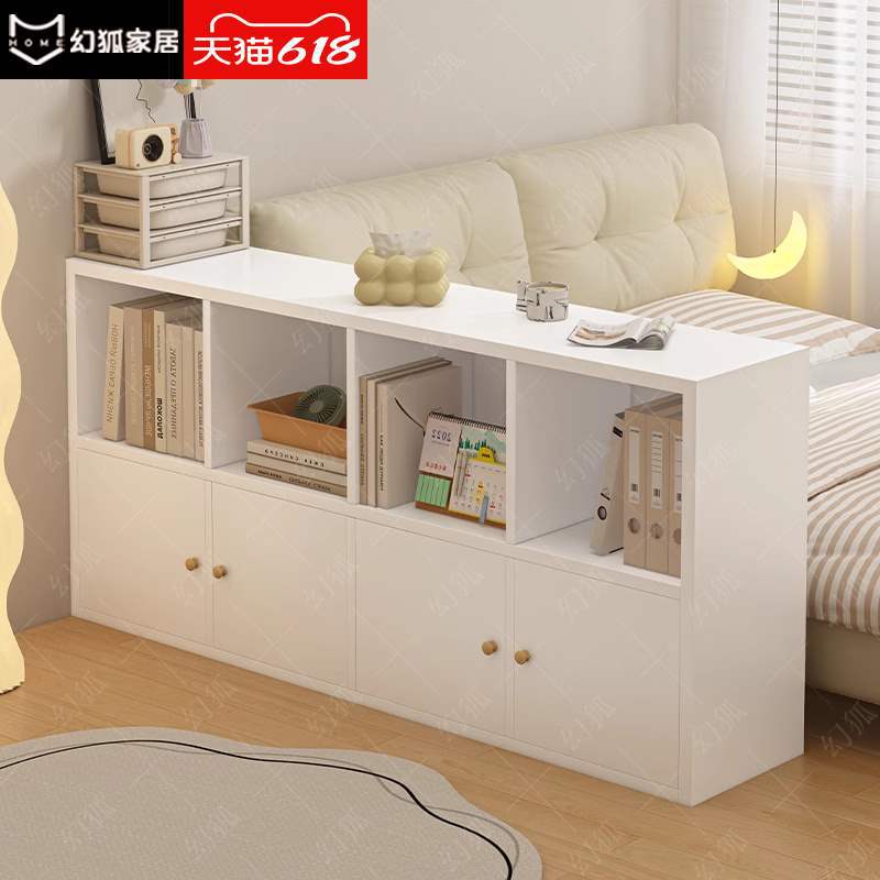 书架置物架用落地书柜客厅展示柜一体靠墙收纳八格柜带门矮柜子