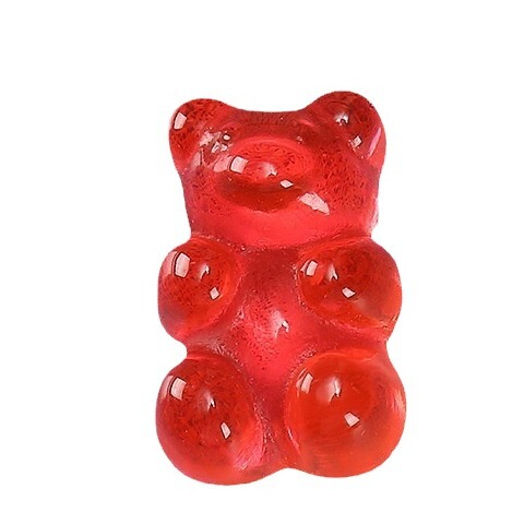 Transparent bear resin diy jewelry accessories materials stationery mobile phone case accessories headwear necklace pendant