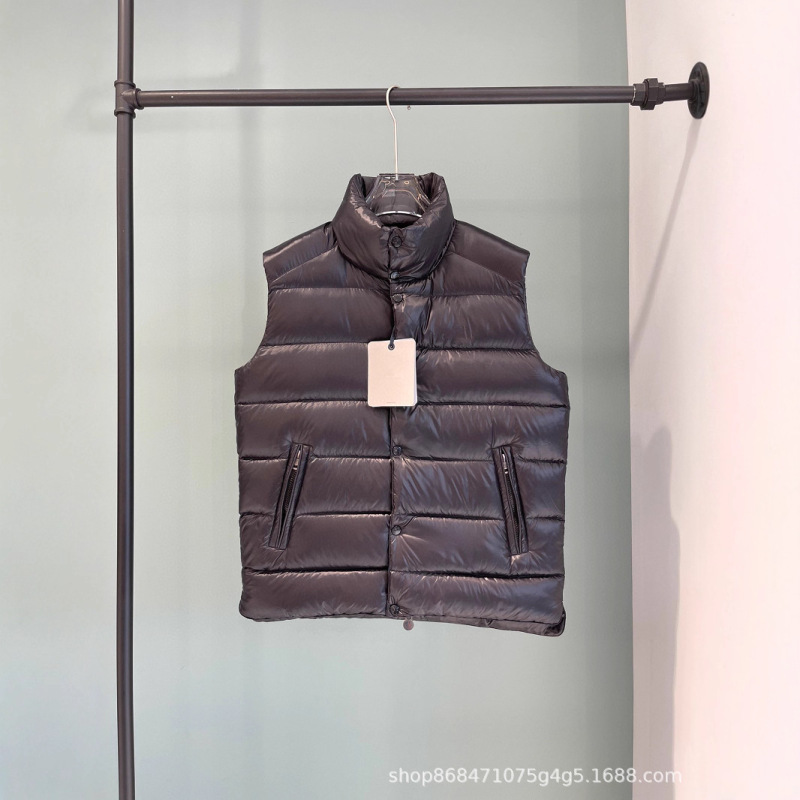 High-End Mayan Vest down Jacket for Men and Women, m Brand Hooded Couple's Puffer Jacket, Vest, and Outerwear