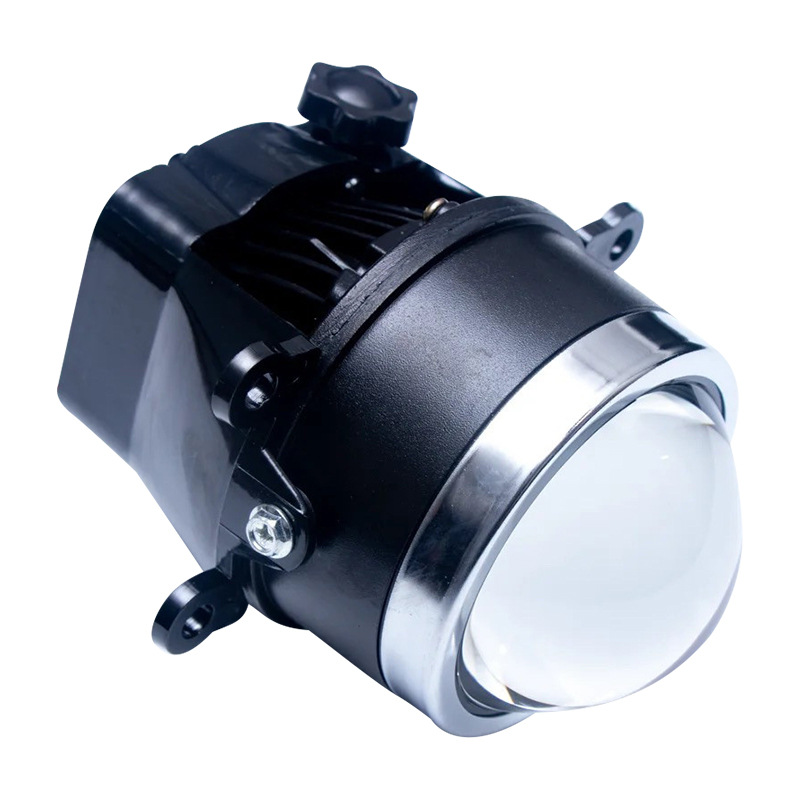 3.0 Pulgada lámpara de niebla de doble luz blanco amarillo cálido blanco libre conmutación tricolor LED lámpara de niebla de doble luz