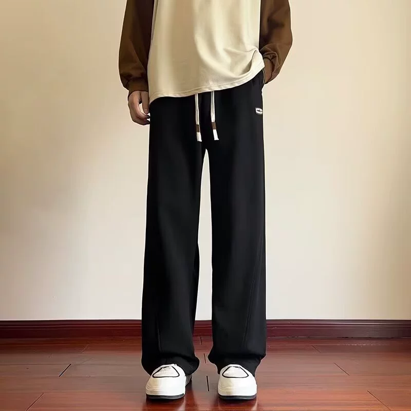 Мужские спортивные брюки в стиле casual, осенние, молодежные, с принтом ананаса, клетчатые, больших размеров, свободные, новинка 2025 года