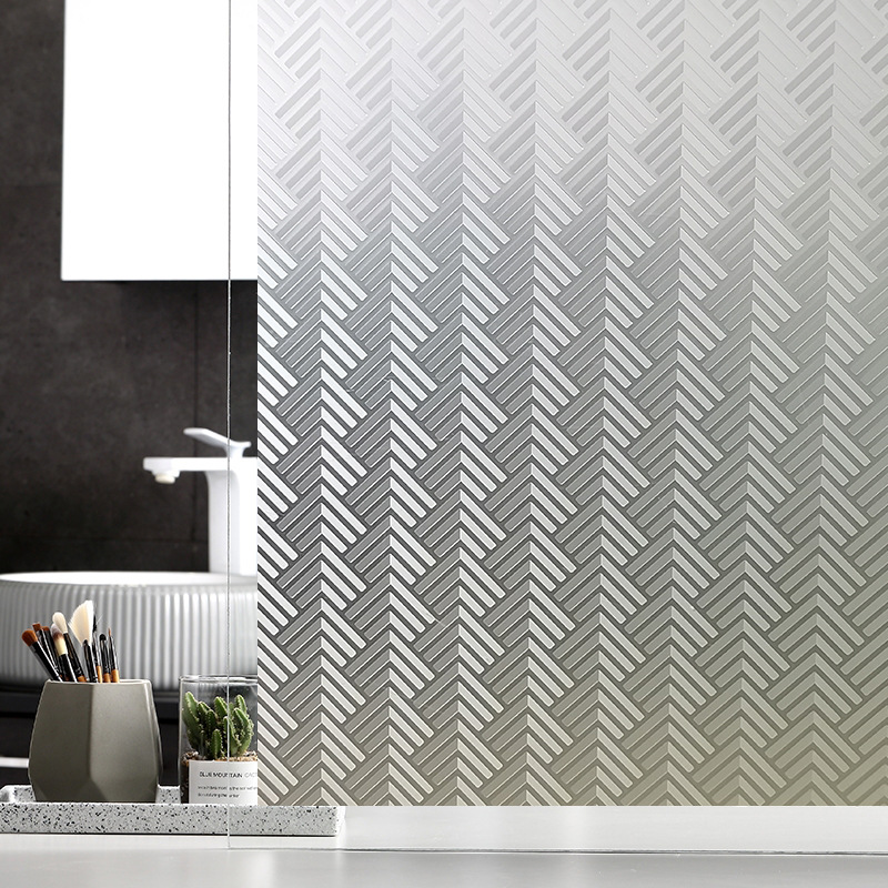 静电磨砂玻璃贴纸厨房浴室卫生间窗户防窥膜隔热防晒玻璃贴膜批发