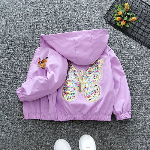 Stylish Spring Outfit for Girls - Versatile Jacket for Spring and Autumn 2024, Baby and Toddler Fashion Hoodie for Young Children