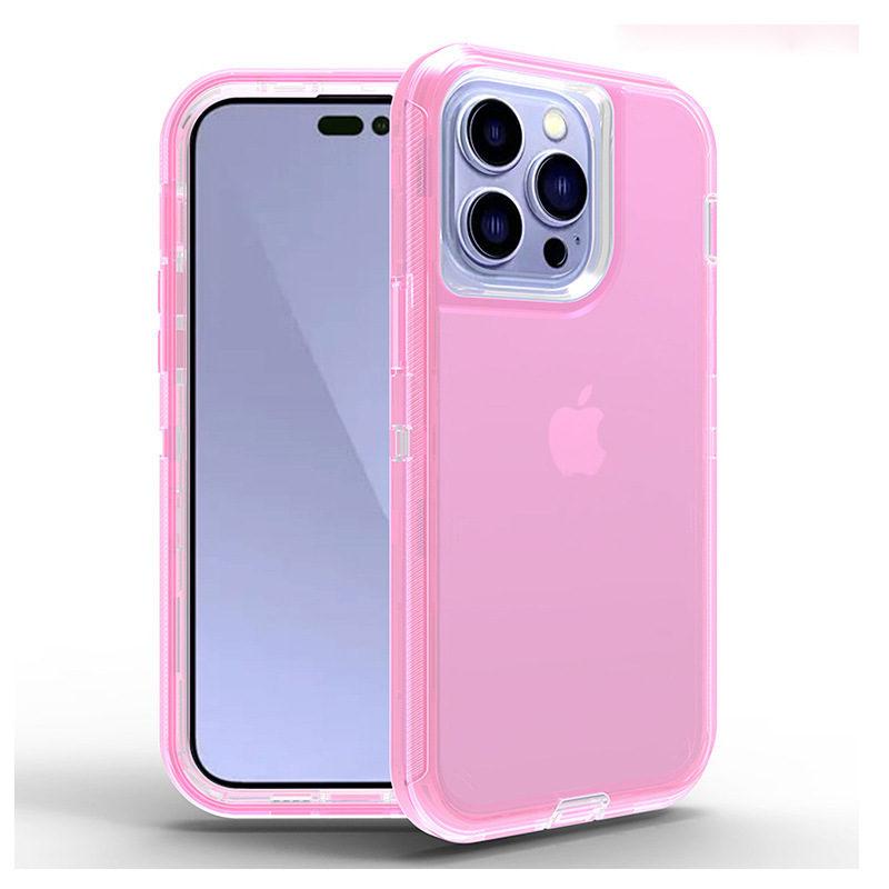 iPhone 17、16e、14、13、11、12、15 Pro Max対応、透明な3in1耐衝撃スマホケース|undefined